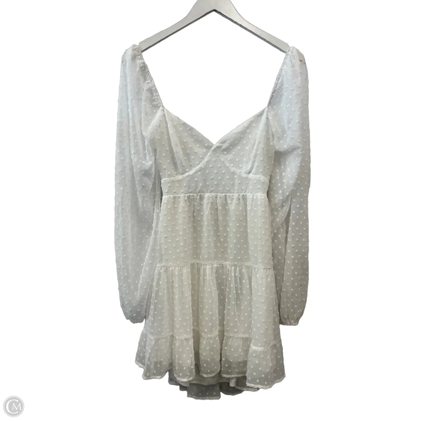 Dress Casual Midi By Lulus In White, Size: M