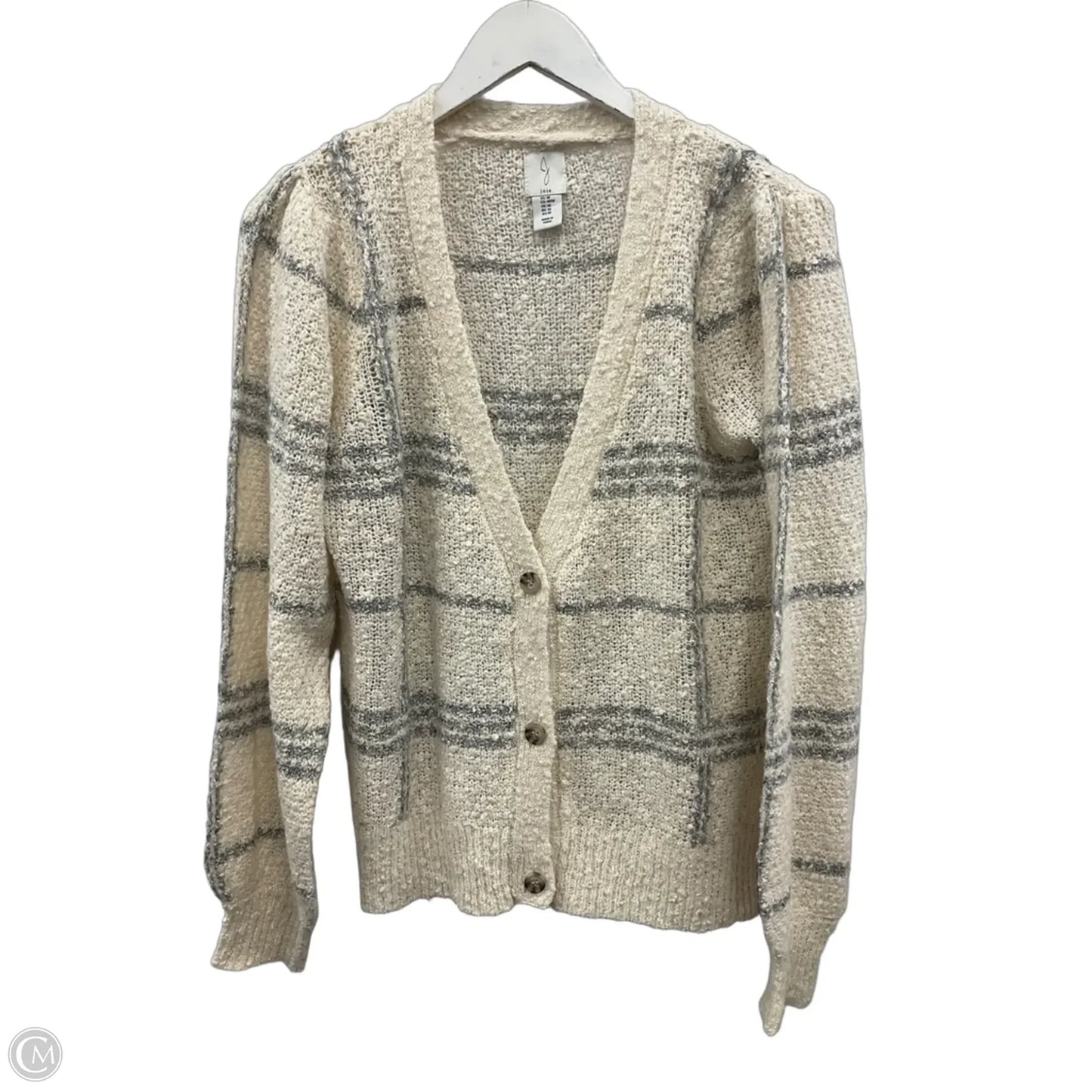 Sweater Cardigan By Joie In Cream, Size: M