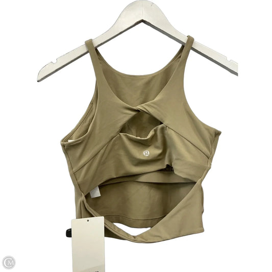 Athletic Tank Top By Lululemon In Tan, Size: 8