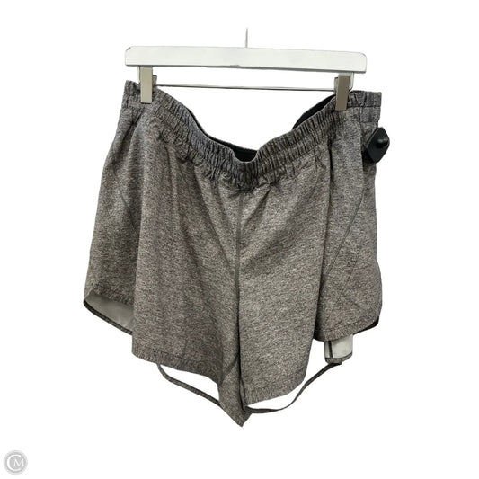 Athletic Shorts By Lululemon In Grey, Size: 20