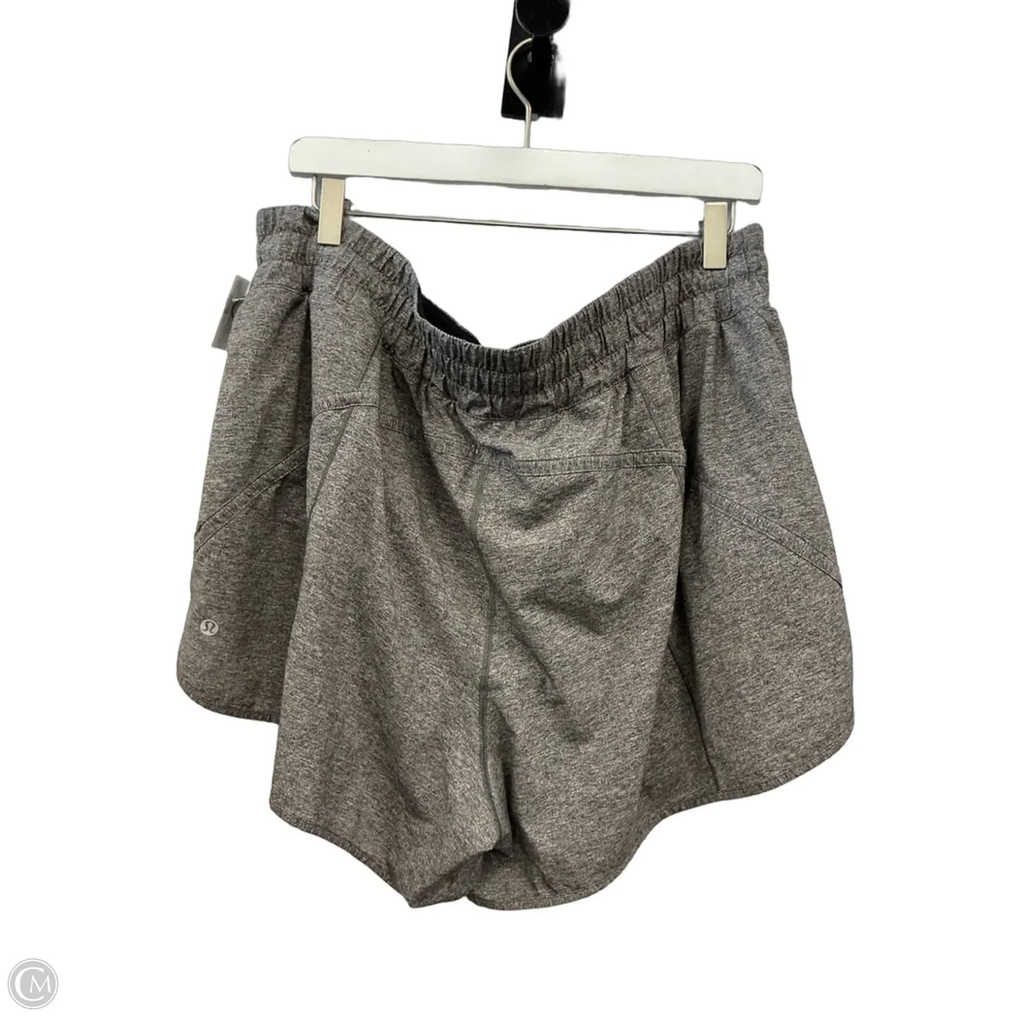 Athletic Shorts By Lululemon In Grey, Size: 20