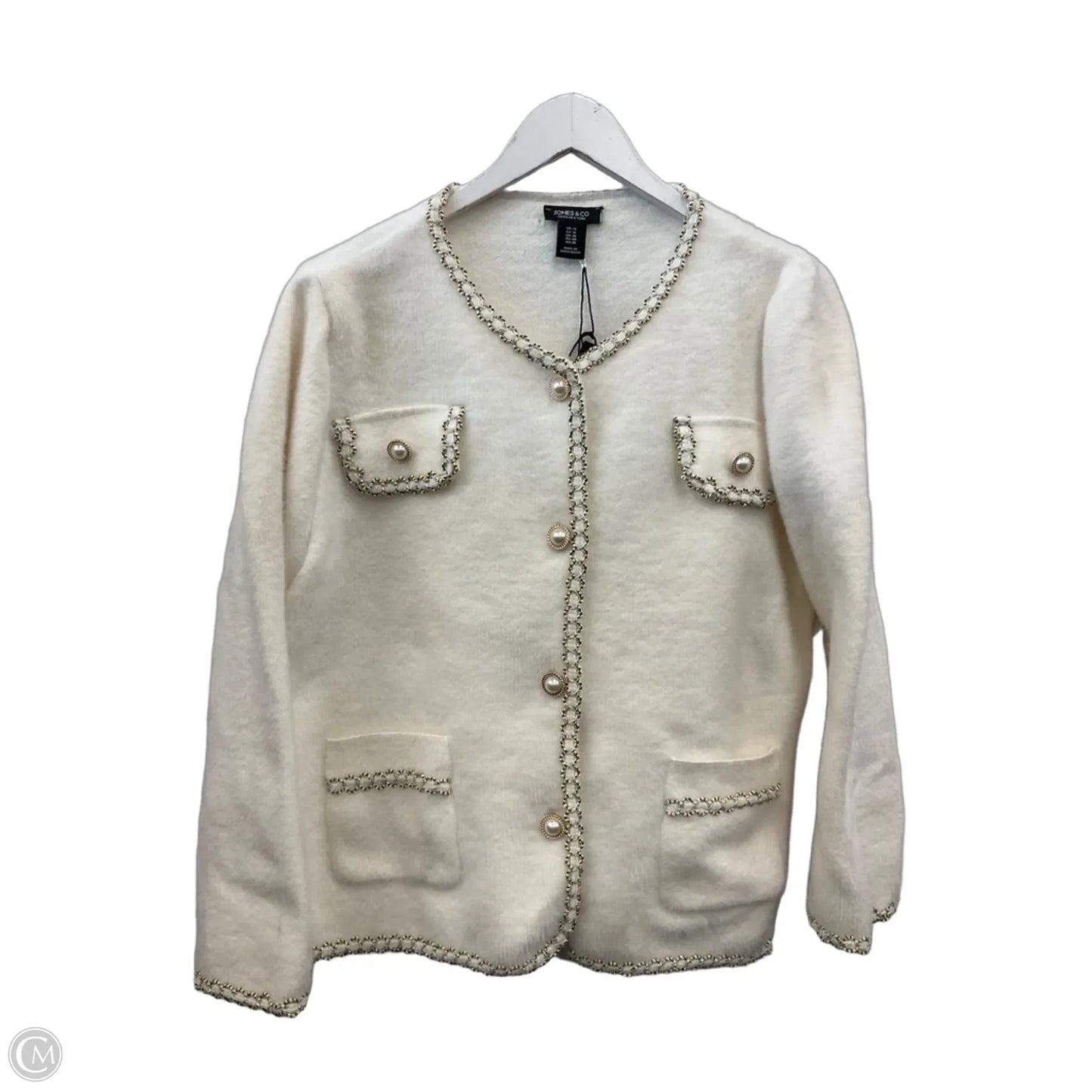 Blazer By Jones New York In White, Size: 1x