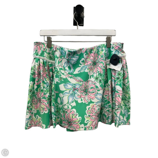 Skort By Lilly Pulitzer In Green, Size: Xl