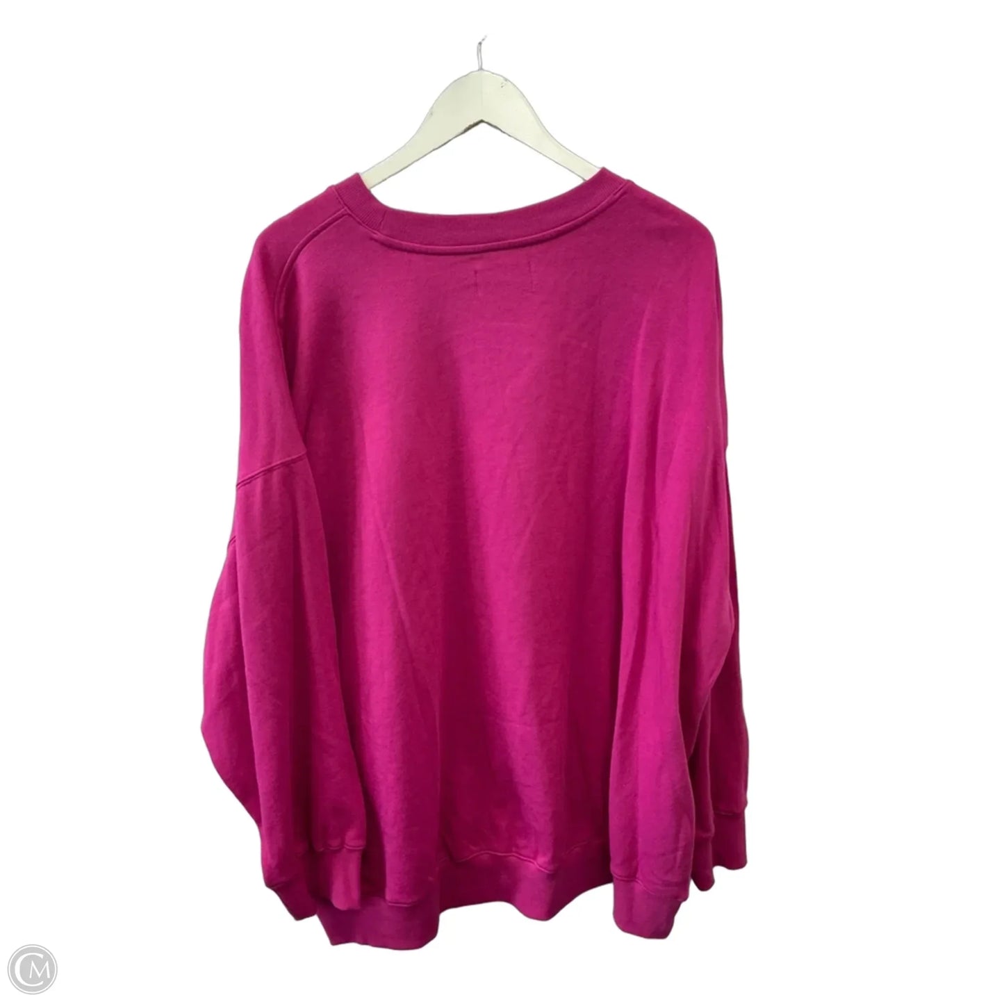 Sweatshirt Crewneck By Old Navy In Pink, Size: Xxl