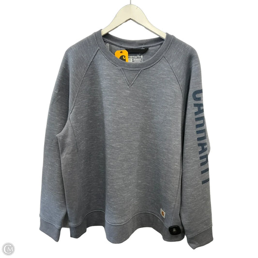 Sweatshirt Crewneck By Carhartt In Blue, Size: Xxl