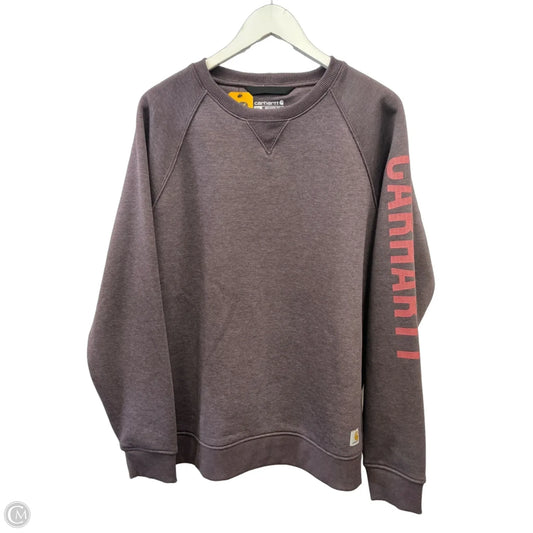 Sweatshirt Crewneck By Carhartt In Red, Size: Xxl