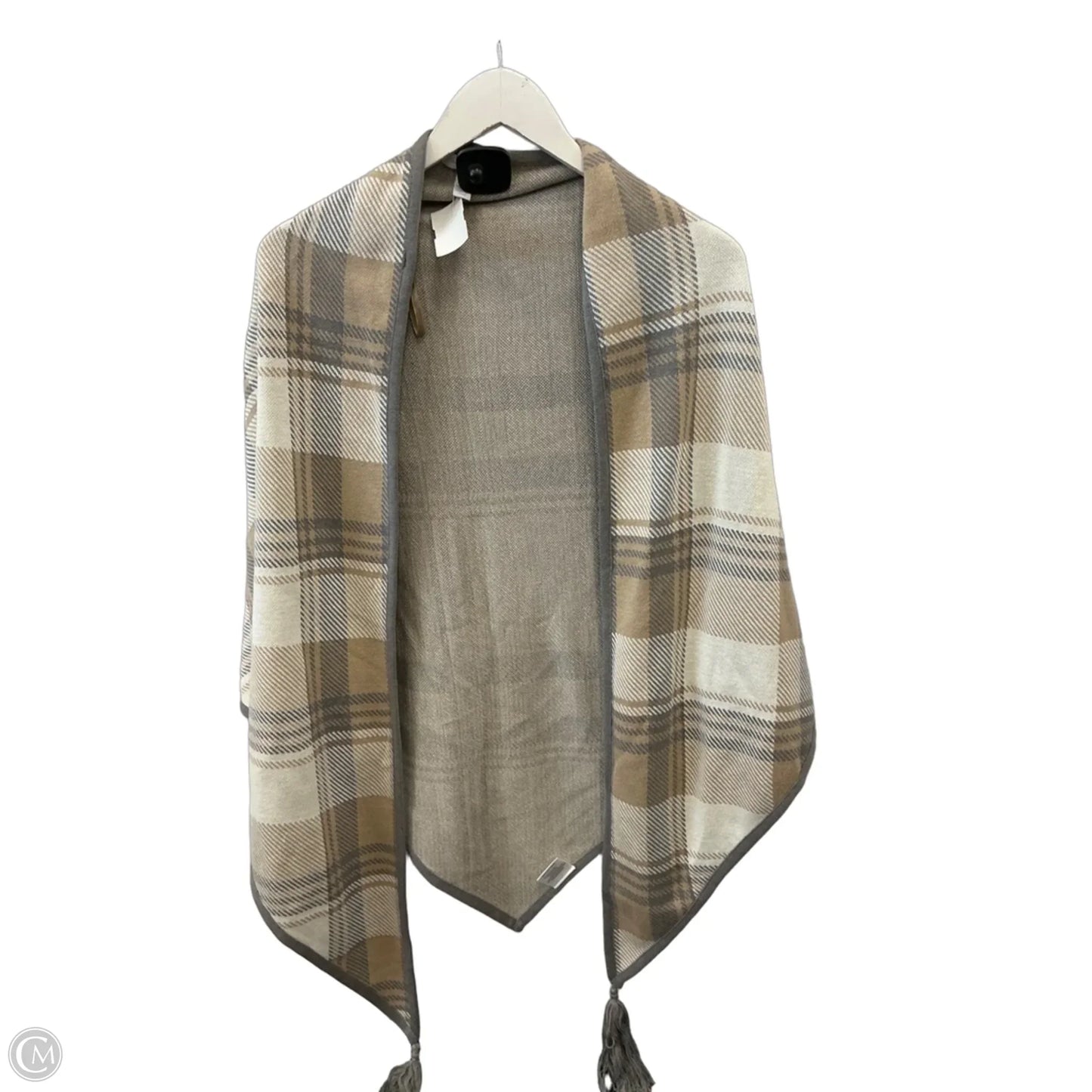 Shawl By Charter Club In Grey, Size: Osfm
