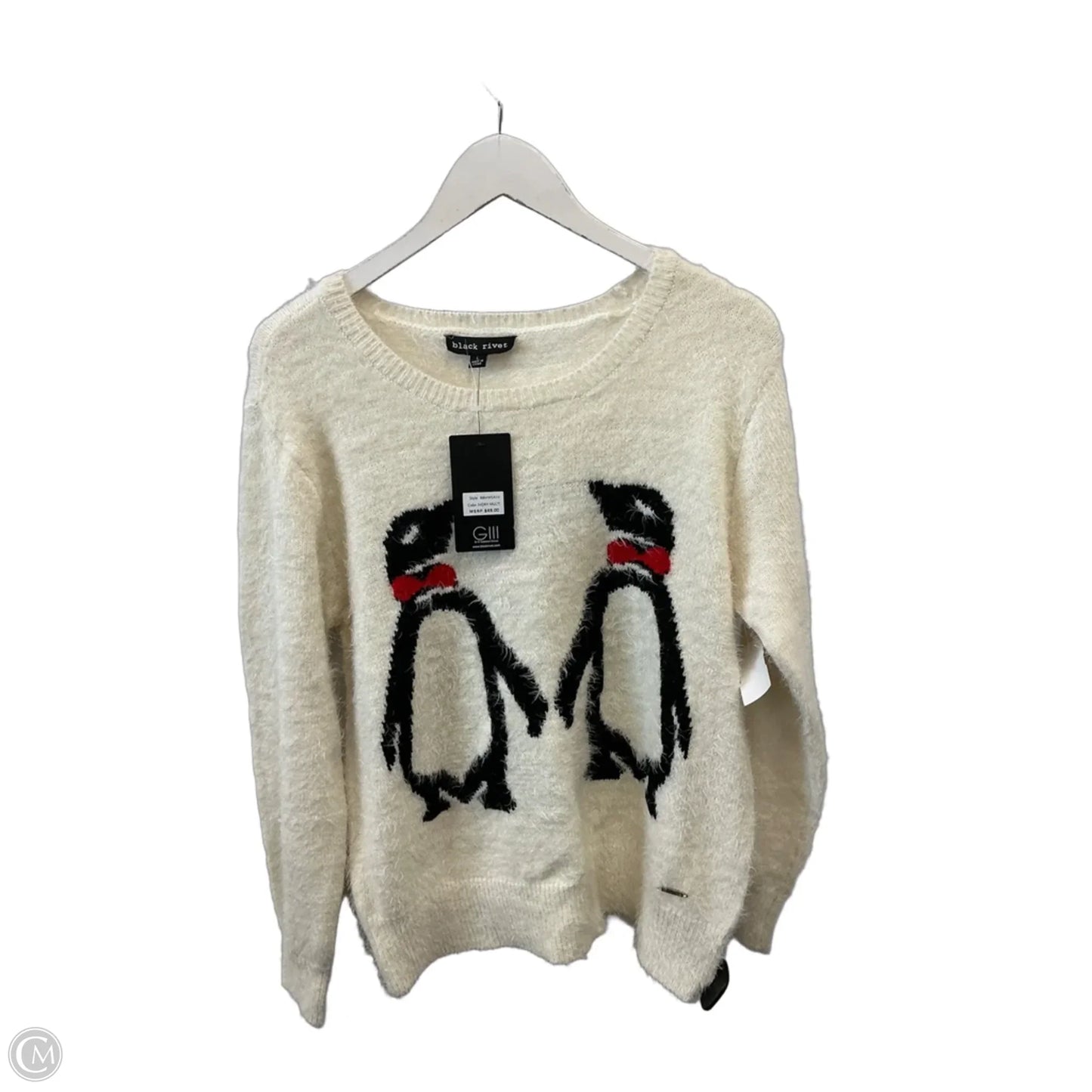 Sweater By Black Rivet In White, Size: L