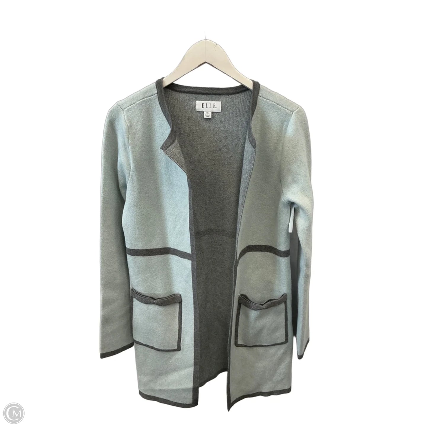 Cardigan By Elle In Green, Size: Xs