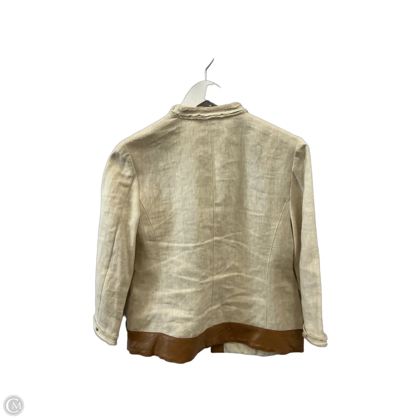 Blazer By Chicos In Tan, Size: S