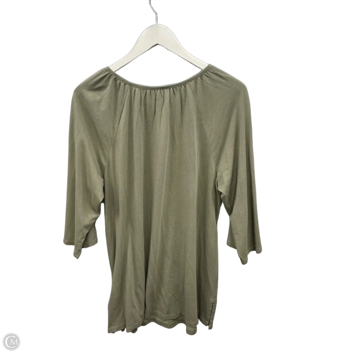Top Long Sleeve By J. Jill In Green, Size: M