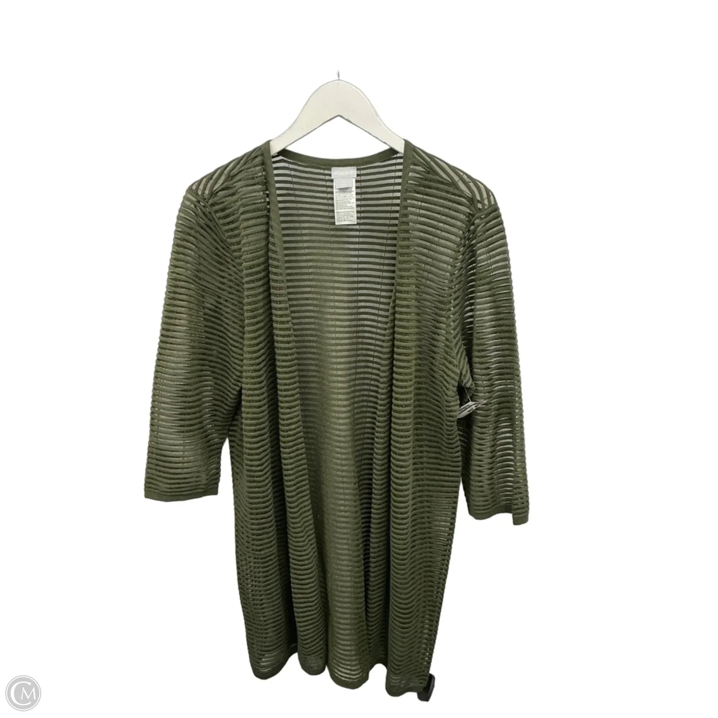 Cardigan By Chicos In Green, Size: L