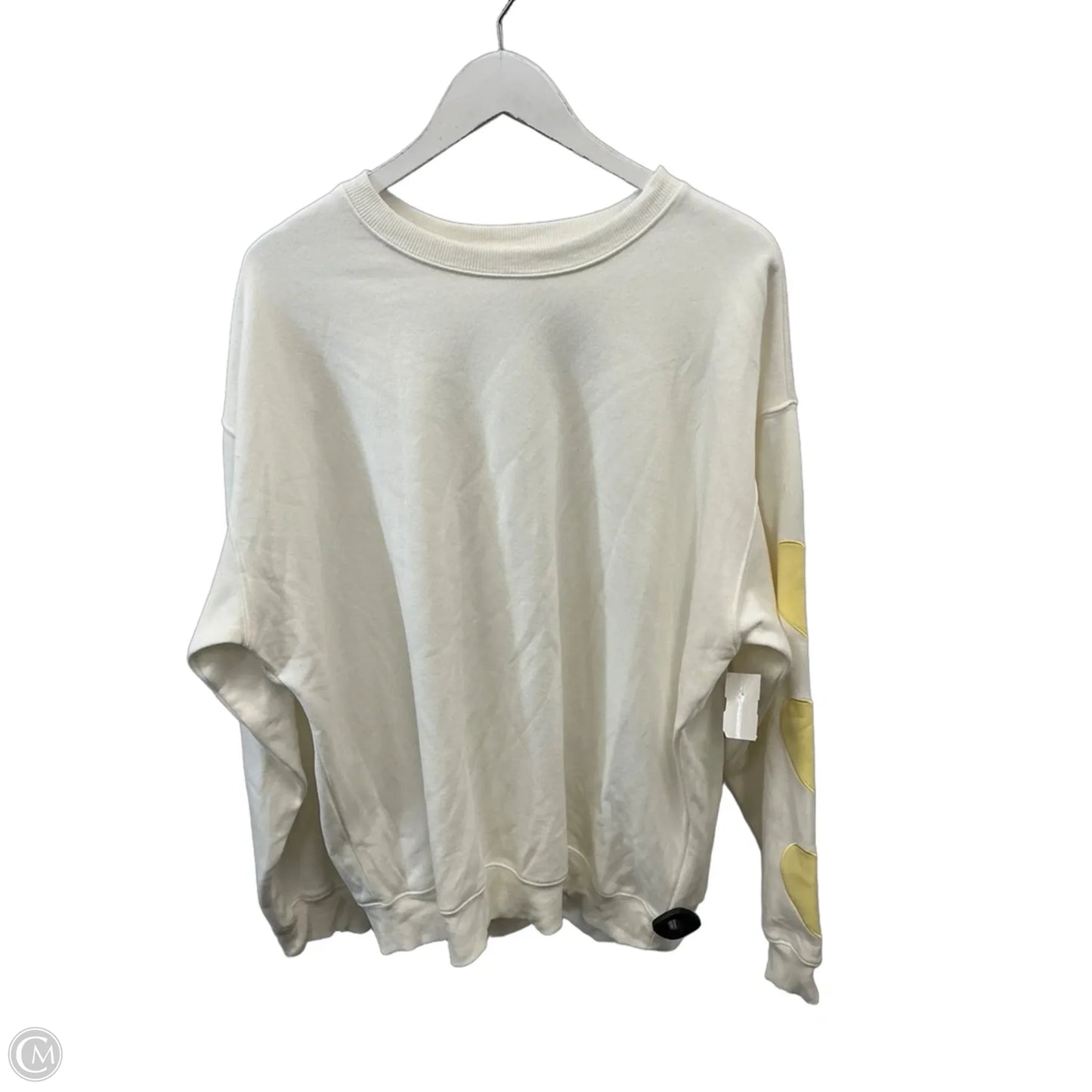 Sweatshirt Crewneck By Clothes Mentor In White, Size: Xl