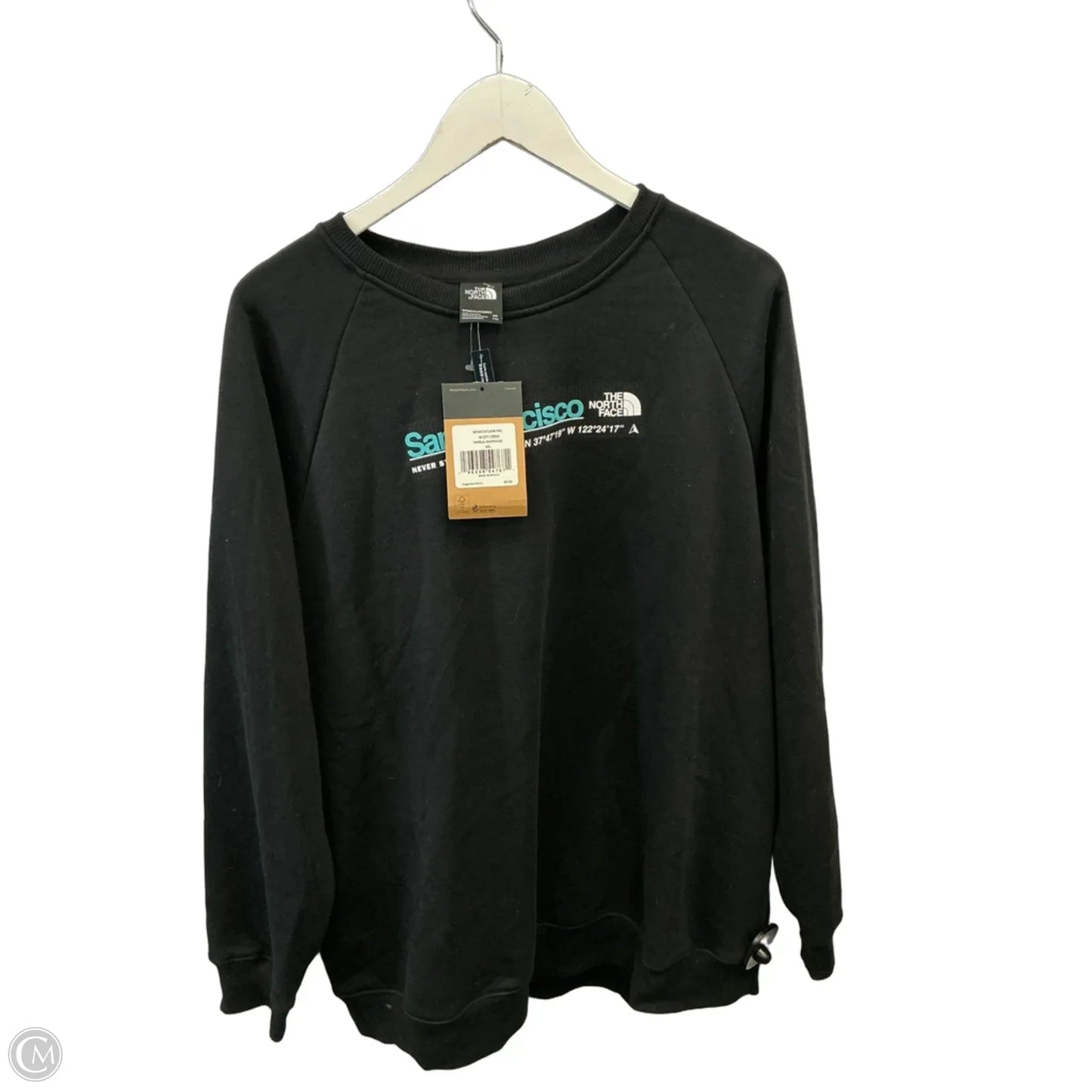 Top Long Sleeve By The North Face In Black, Size: Xxl