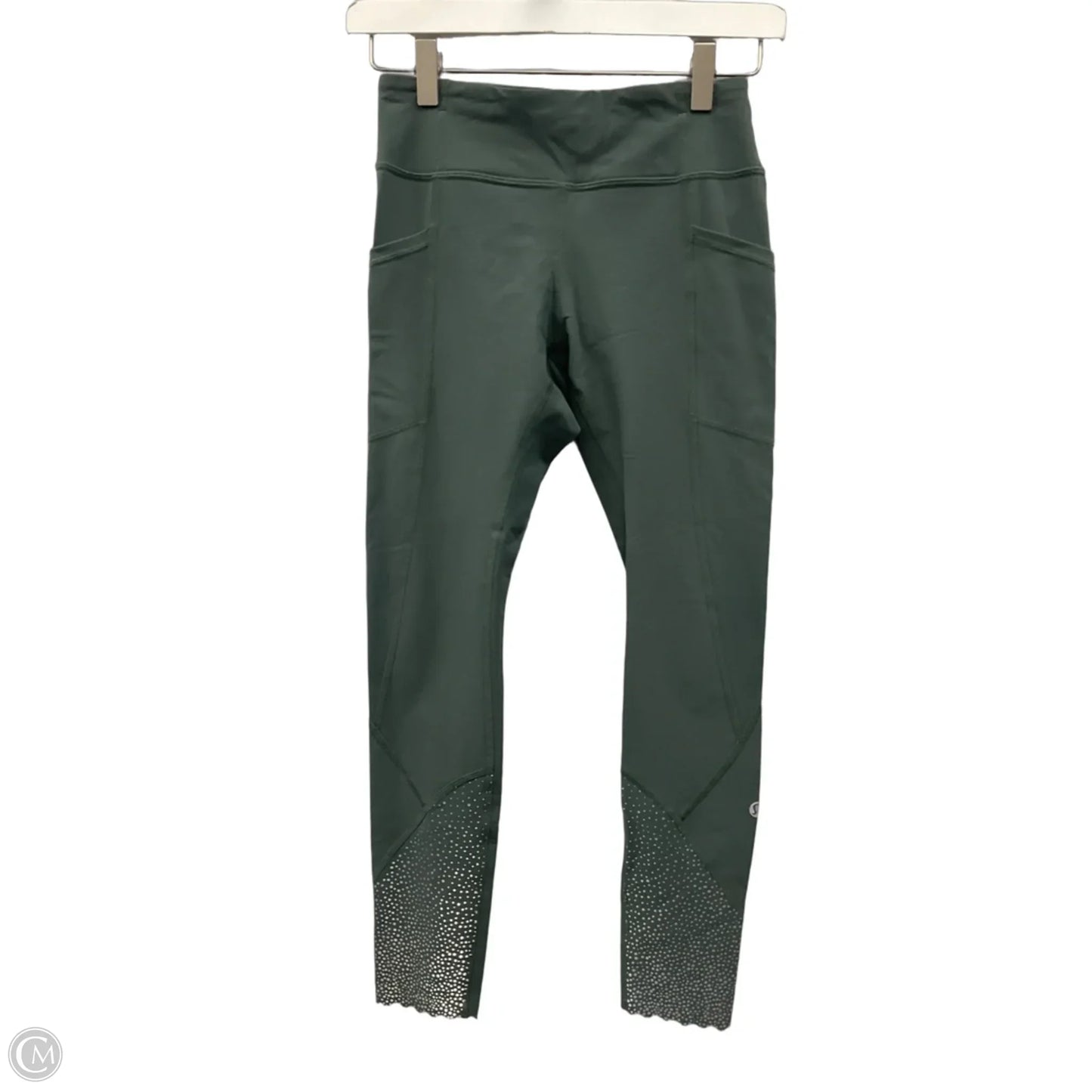 Athletic Leggings By Lululemon In Green, Size: 4
