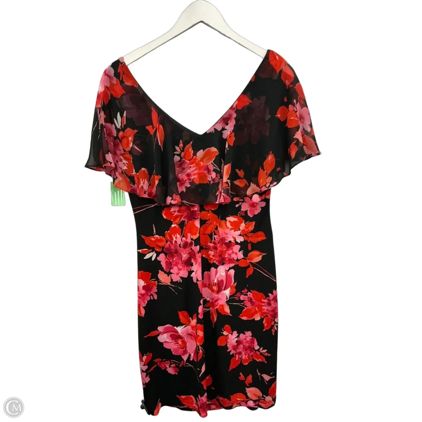 Dress Party Short By Connected Apparel In Floral Print, Size: M
