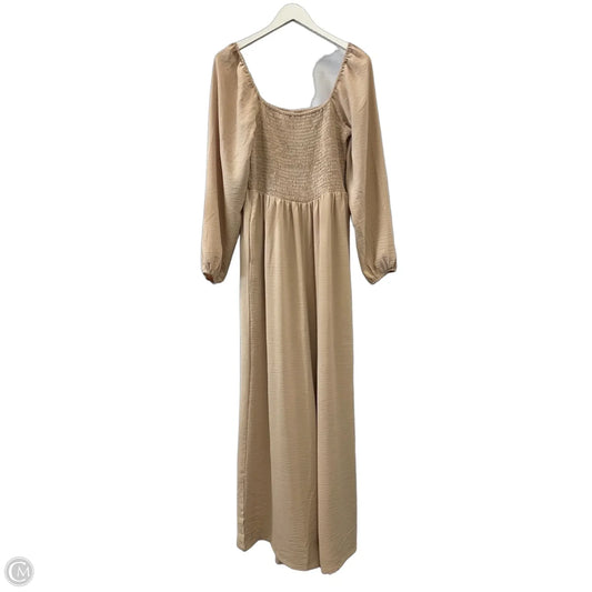 Jumpsuit By Dokotoo In Beige, Size: M