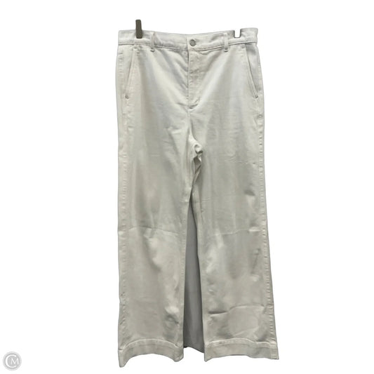 Jeans Straight By J. Crew In White Denim, Size: 8