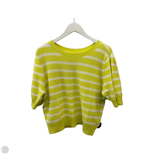 Sweater Short Sleeve By Sonoma In Yellow, Size: Xl