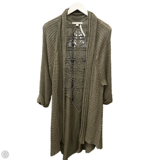 Cardigan By Fever In Green, Size: 2x