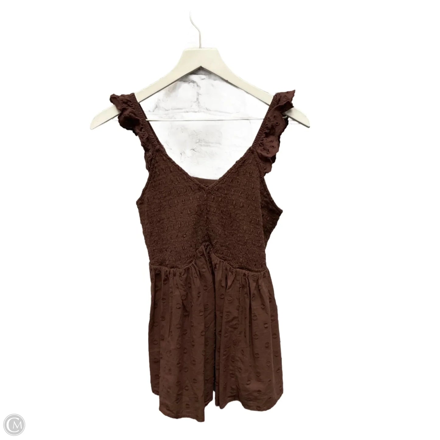Top Sleeveless By Torrid In Brown, Size: 0