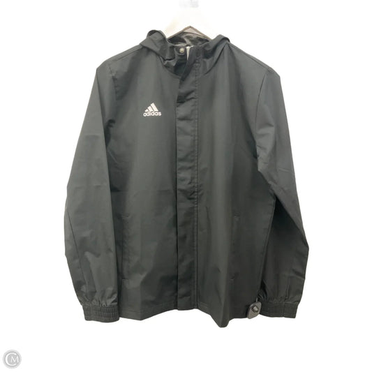 Jacket Windbreaker By Adidas In Black, Size: L