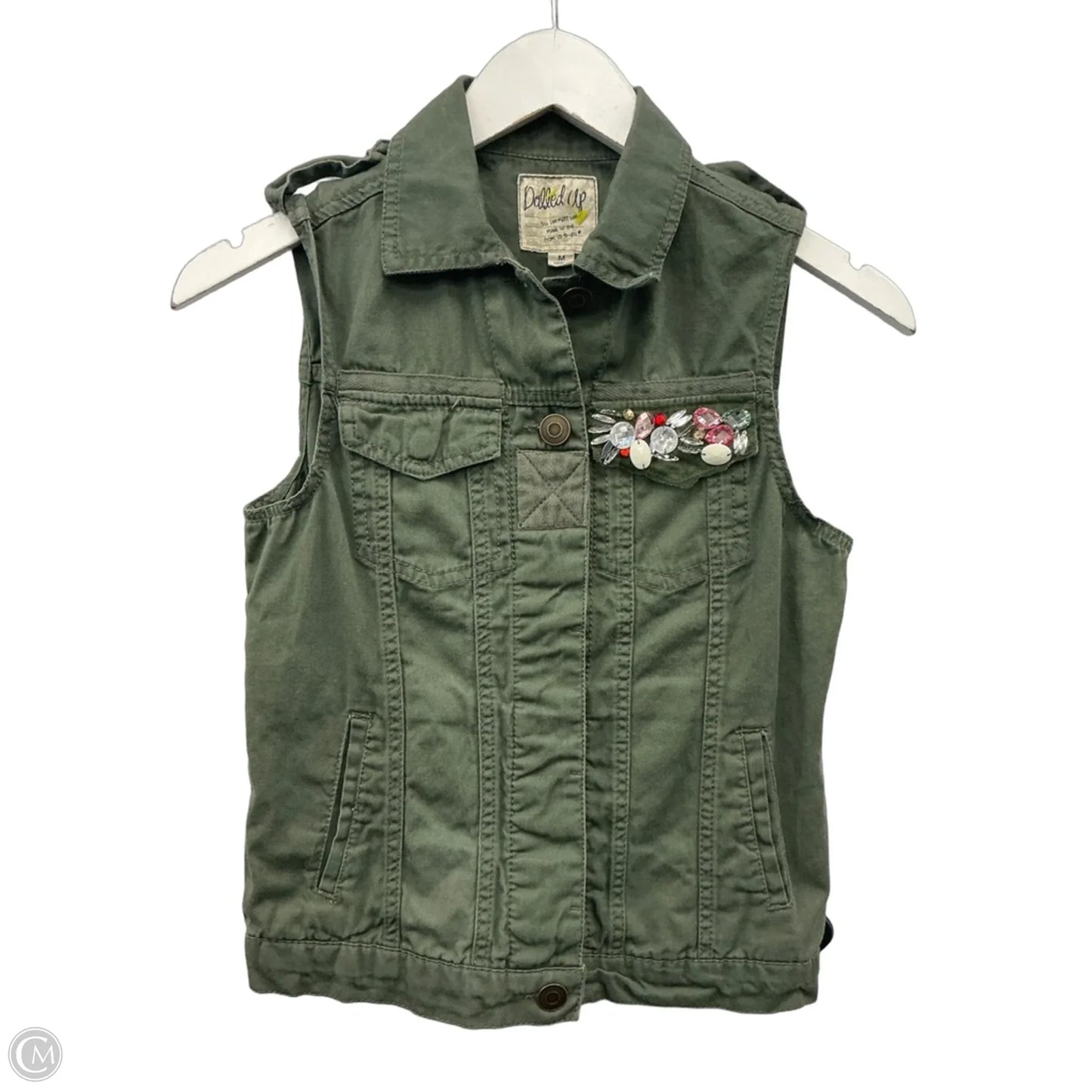 Vest Other By Clothes Mentor In Green, Size: M
