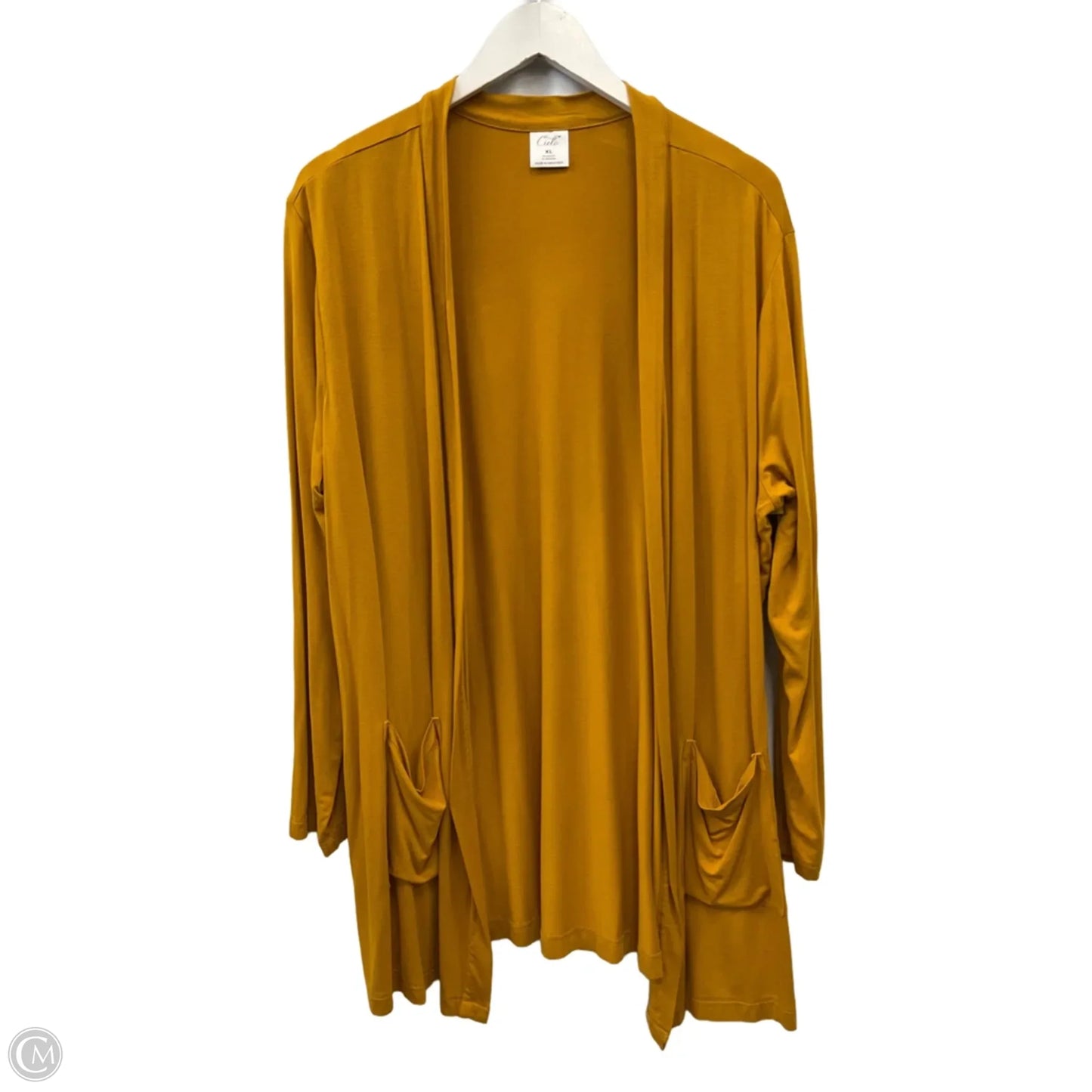 Cardigan By Cielo In Gold, Size: Xl