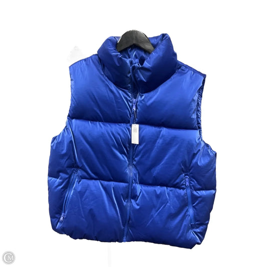 Vest Puffer & Quilted By Old Navy In Blue, Size: L