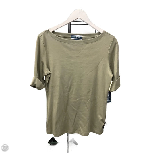 Top Short Sleeve By Karen Scott In Green, Size: S