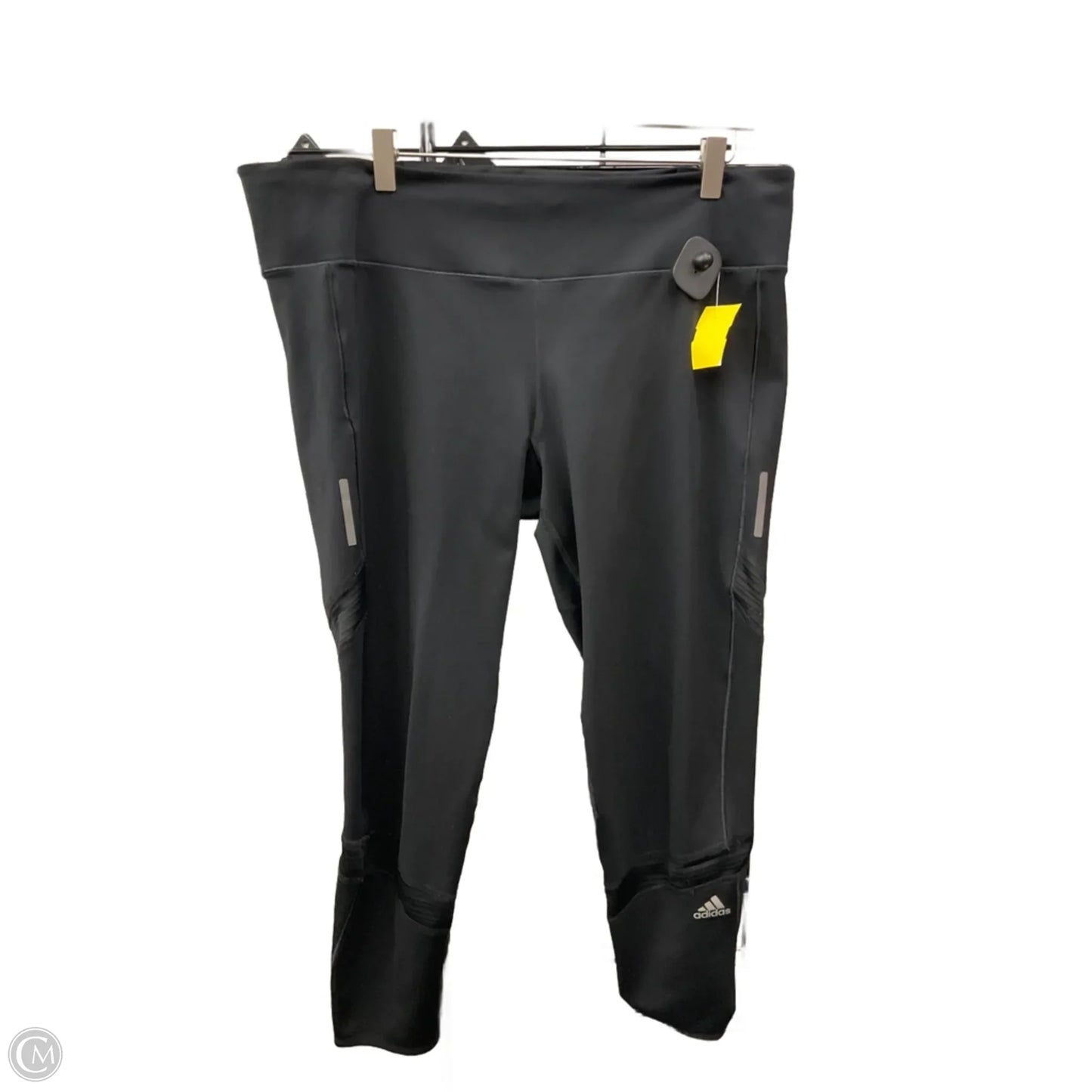 Athletic Leggings Capris By Adidas In Black, Size: Xl