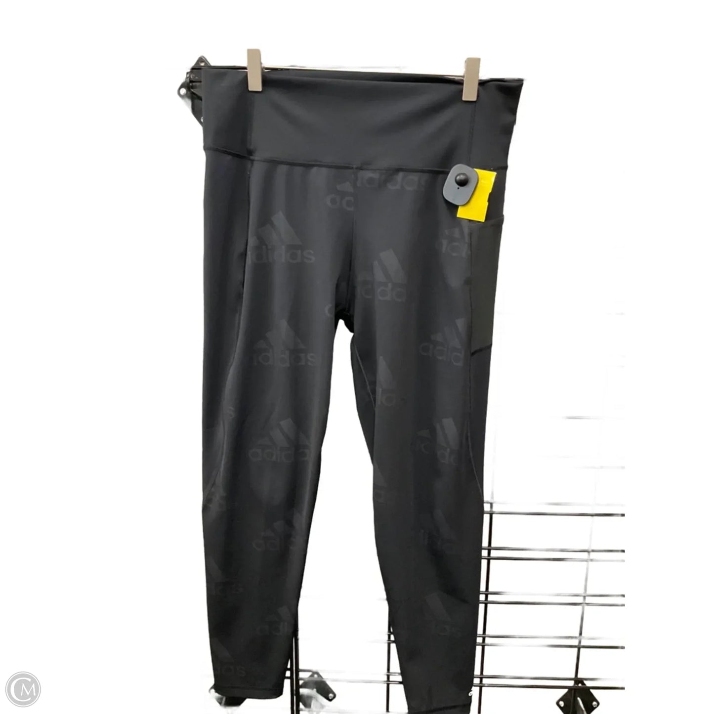 Athletic Leggings By Adidas In Black, Size: Xl