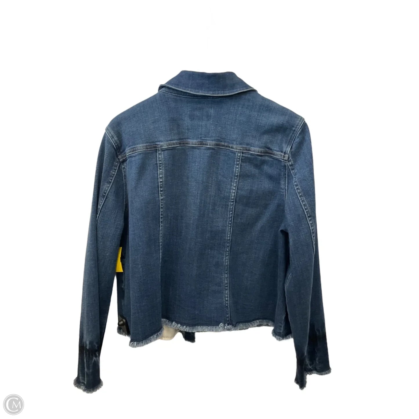 Jacket Denim By Logo In Blue Denim, Size: L