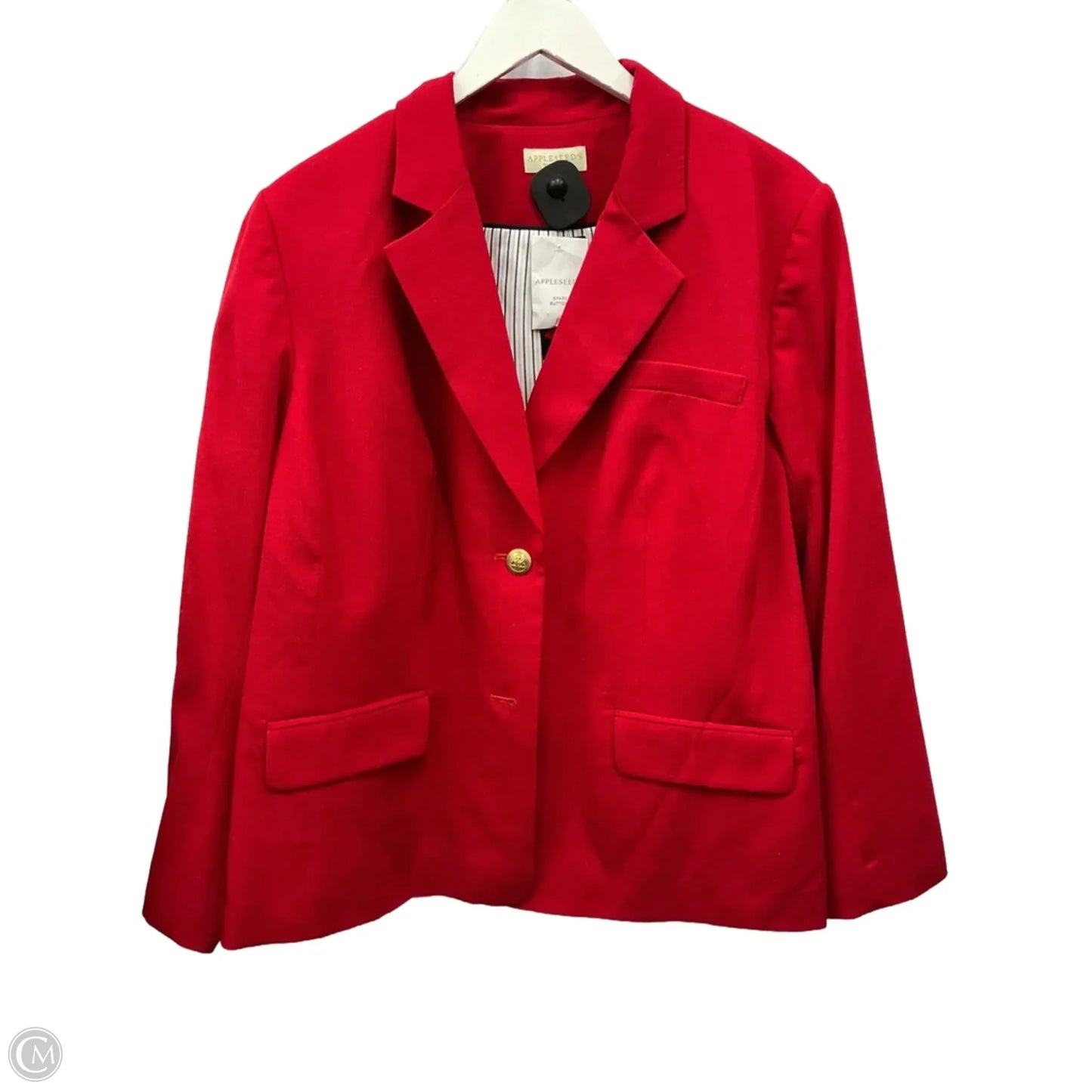 Blazer By Appleseeds In Red, Size: 1x