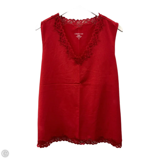 Tank Top By Coldwater Creek In Red, Size: 3x