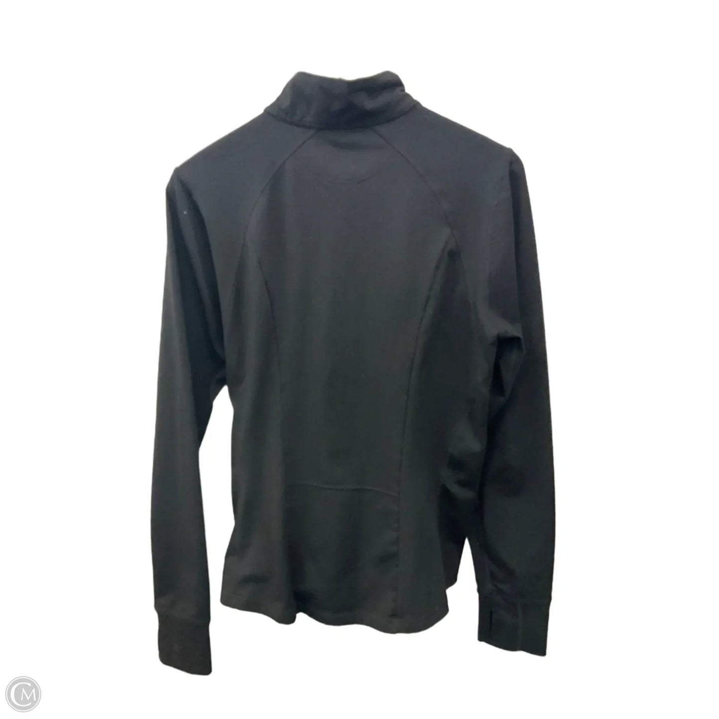 Athletic Sweatshirt Collar By Calvin Klein Performance In Black, Size: L