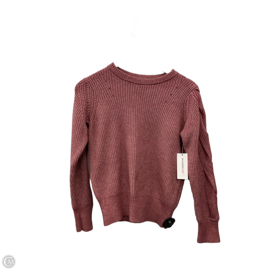 Sweater By Liz Claiborne In Mauve, Size: S