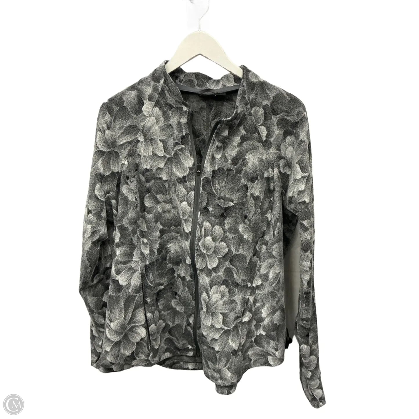 Athletic Jacket By Athleta In Grey, Size: 2x