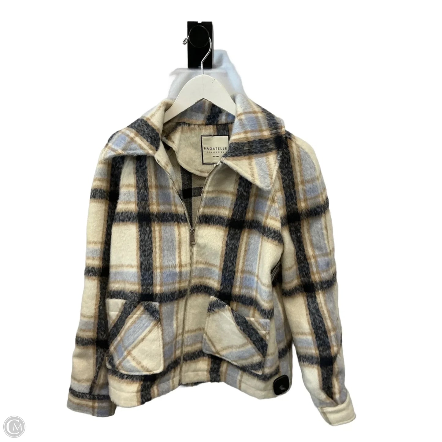 Jacket Other By Bagatelle In Blue & Cream, Size: S