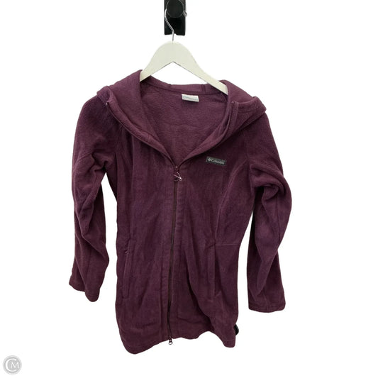 Jacket Fleece By Columbia In Purple, Size: S