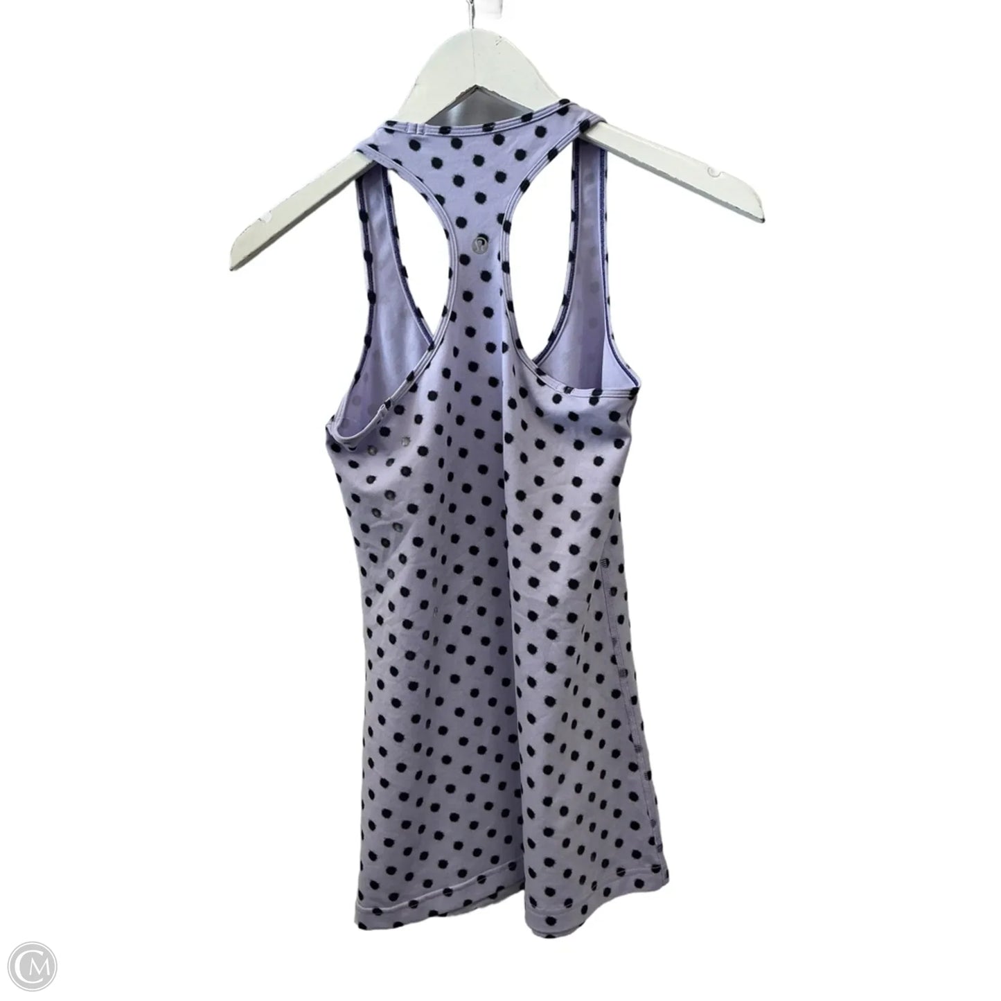 Athletic Tank Top By Lululemon In Polkadot Pattern, Size: 6