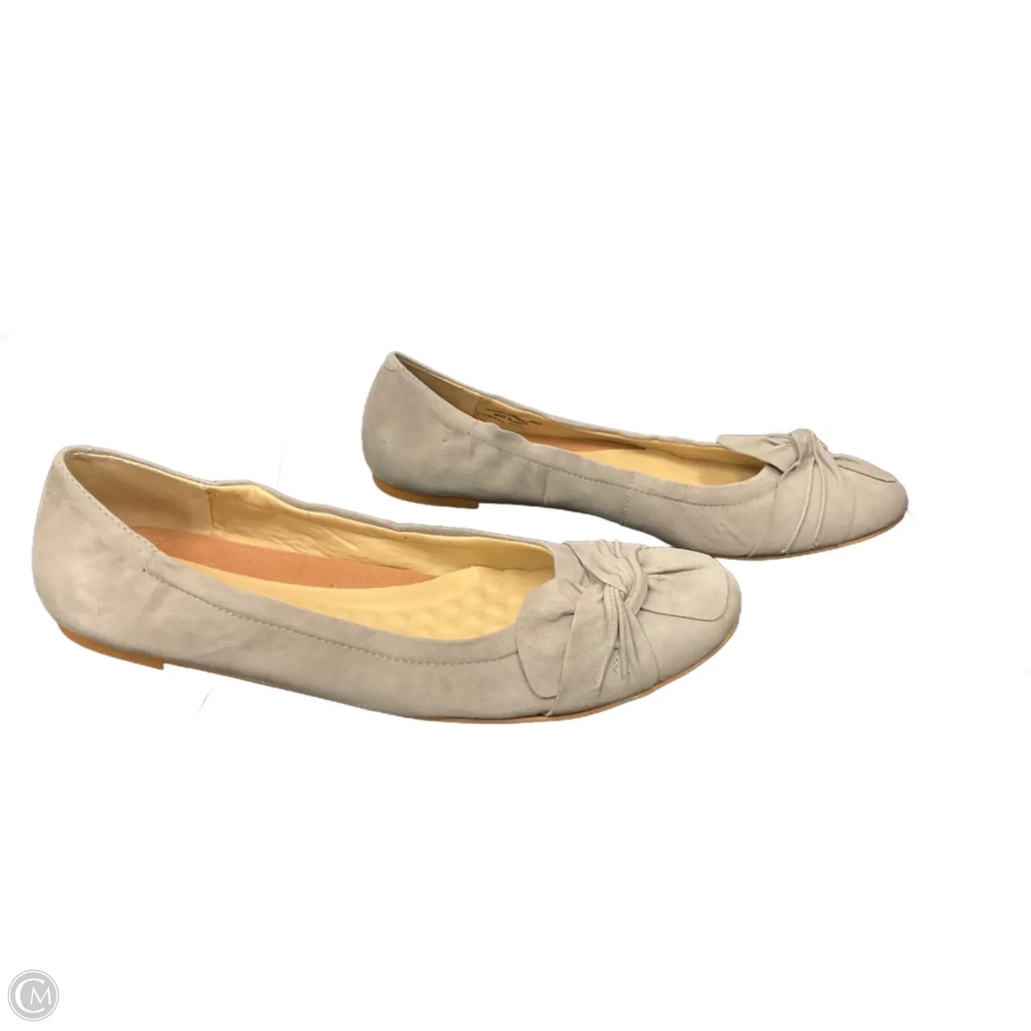 Shoes Flats By Clothes Mentor In Grey, Size: 13