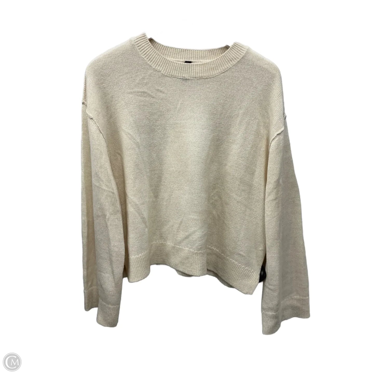 Sweater By Divided In Cream, Size: L