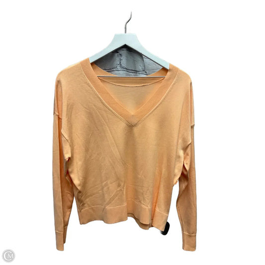 Top Long Sleeve By Express In Orange, Size: S