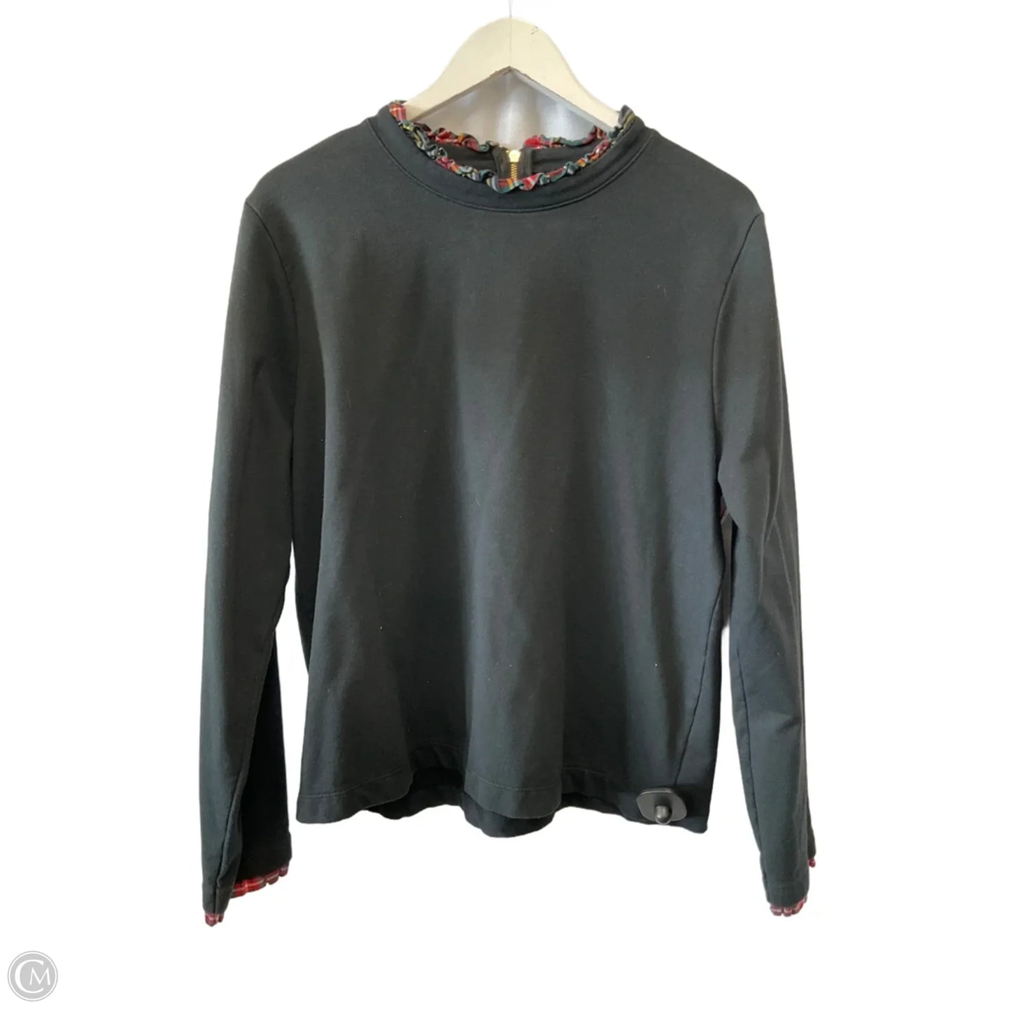 Top Long Sleeve By J. Crew In Black, Size: Xl