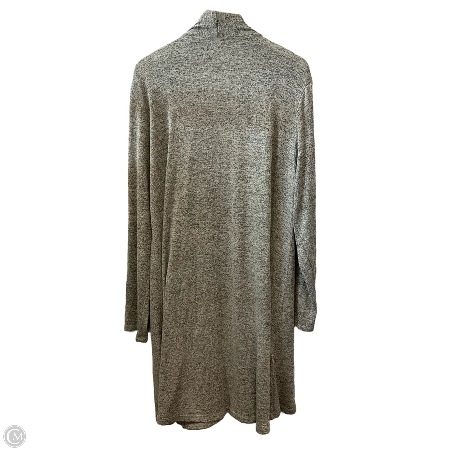 Cardigan By Olivia Blu In Grey, Size: 3x