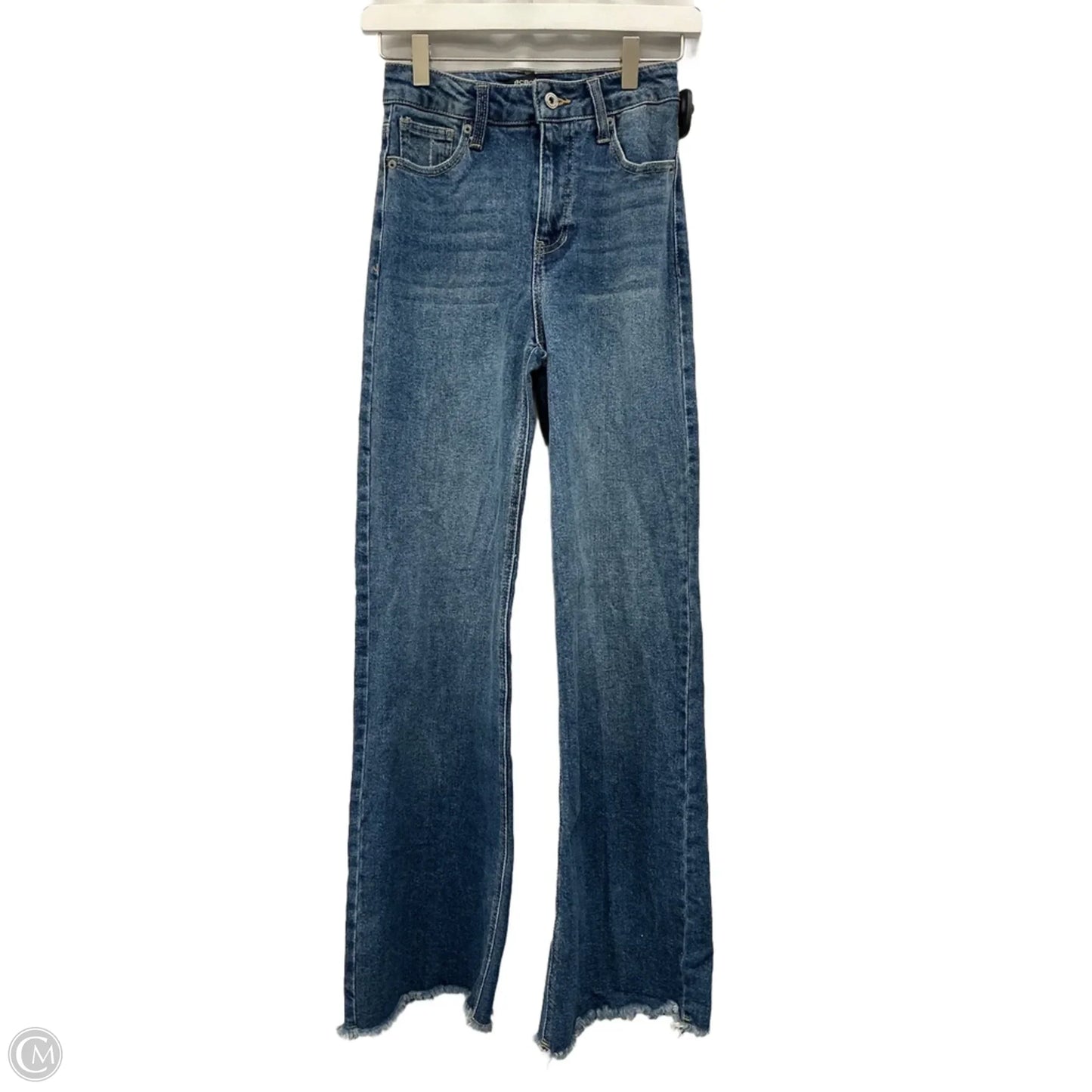 Jeans Wide Leg By Bcbgeneration In Blue Denim, Size: 0