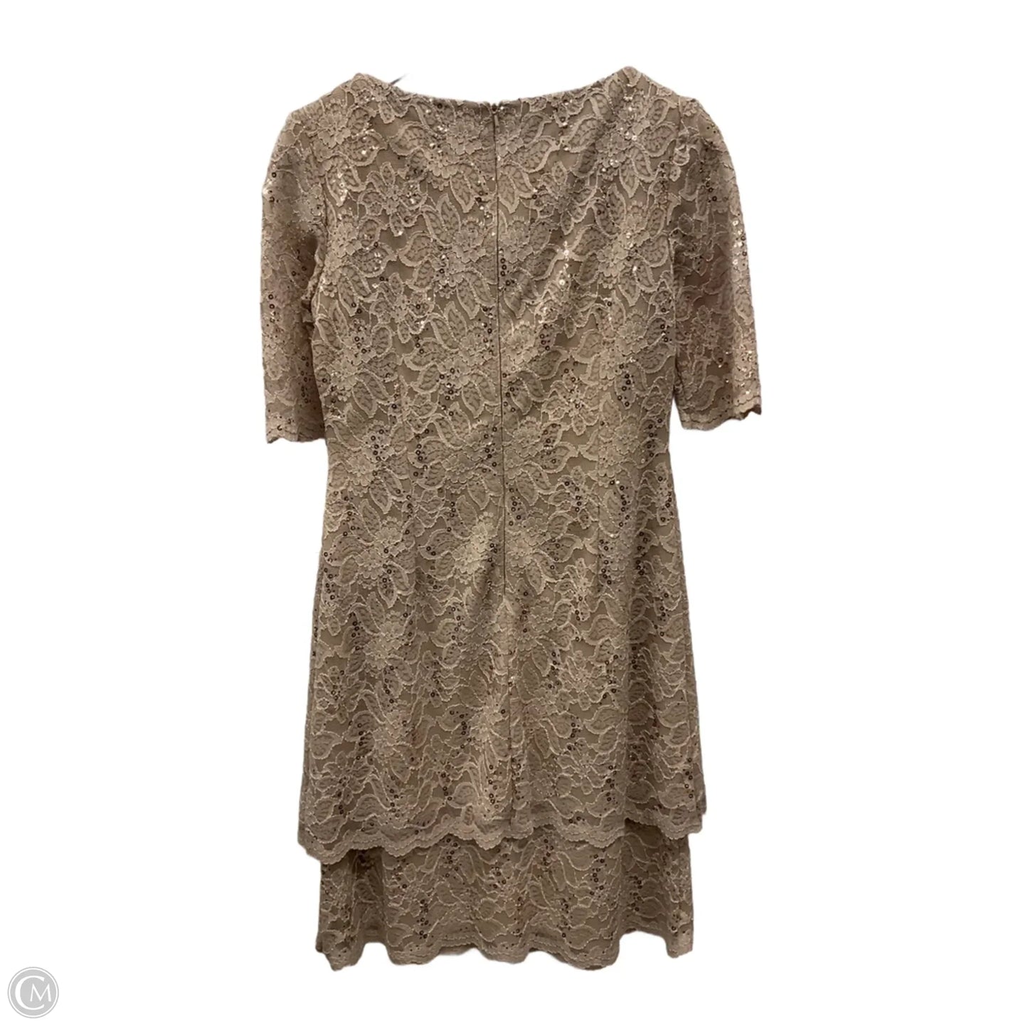 Dress Party Short By Alex In Tan, Size: S