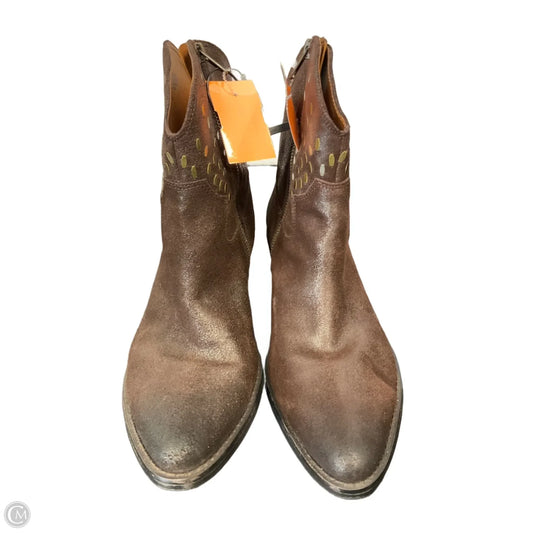Boots Western By Nine West In Brown, Size: 8
