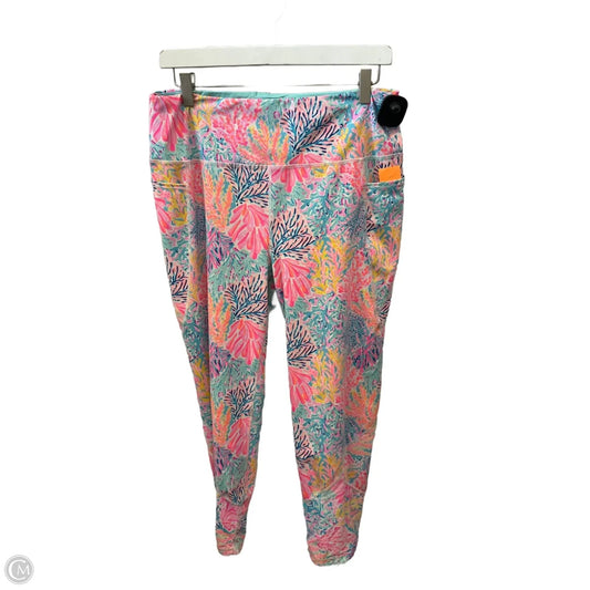 Capris Designer By Lilly Pulitzer In Animal Print, Size: Xl